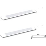 AC Aydınlatma 18W Beyaz LED Bant Armatür Sarı Işık 2 Adet - 3200K - Gün Işığı
