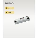 AC AYDINLATMA 24v 4.16a - 100 W Ultra Slim Trafo Gri