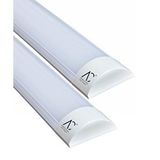 AC AYDINLATMA 36w Beyaz Led Bant Armatür 3200K Sarı Işık - 2 Adet
