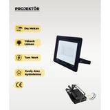 AC Aydınlatma 50W LED Projektör Sarı Işık