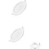AC AYDINLATMA 6w Sıva Altı Yuvarlak Slim Led Panel Amber Işık 2 Adet