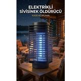 AC AYDINLATMA Elektrikli Sivrisinek Öldürücü Tuzak Lamba | Uv Işıklı Böcek Kovucu Siyah