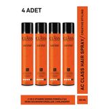 Ac Class Saç Spreyi Ultra Strong 5 No Dondurucu Sprey 400 ml 4 Adet