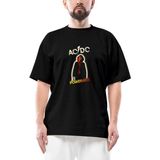 Ac Dc Powerage Oversize Siyah Tişört - M