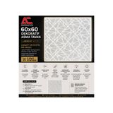 AC DEKOR Dekoratif Asma Tavan Paneli Labirent 60x60 Led Uyumlu (5 adet)