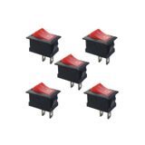Aç Kapa Anahtar Kırmızı Switch Mini 5 Adet