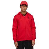 AC Milan FtblEssentials Full-Zip Hooded Erkek Kırmızı Futbol Eşofman Üstü 78283201
