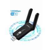 Ac1200 Mbps Dual Band USB 3.0 Adaptör Kablosuz Wi-Fi Alıcı