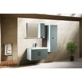 ACA Tasarım Royal 80CM Banyo Dolabı Takımı Boy Dolapsız - Antrasit