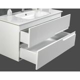 ACA Tasarım Vega 100 cm Banyo Dolabı Takımı Boy Dolaplı - Beyaz