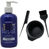 ACACIA JEAN'S COLOR Acacia Jeans Color Mavi Rüya 250 ml Krem Saç Boyası Seti ile Canlı Renkler ve Uzun Süre Kalıcılık