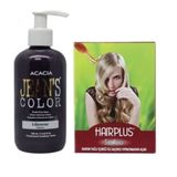 Acacia Jean's Color Lilamor 250 ml Saç Boyası + Hairplus Saç Açıcı