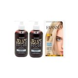 Acacia Jeans Color Saç Boyası Koyu Kızıl 250 ml 2 Adet ve Bianna Saç Açıcı