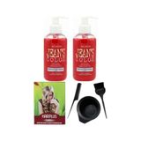 Acacia Jeans Color Saç Boyası Somon 250ml 2 Adet Saç Açıcı Ve Fluweel Saç Boya Seti