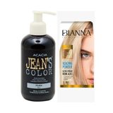 Acacia Jeans Color Violet (mor) Saç Boyası 250ml +bianna Saç Açıcı Tek Kullanımlık Set Açıcı