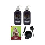 Acacia Saç Boyası Lilamor 250ml 2 Adet Saç Açıcı Ve Fluweel Saç Boya Kabı Seti