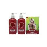 Acacia Saç Boyası Pamuk Şekeri Pembe 250 ml 2 Adet Ve Hairplus Saç Açıcı