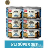 Acana Cat Canned Tuna & Chicken - Ton Balık & Tavuk Yetişkin Kedi Konserve Maması Seti 6x85 gr