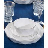 Acar 012192 Diamond Collection Bianco Perla 24 Parça Yemek Takımı