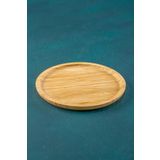 Acar 20 cm Bambu Yuvarlak Tabak
