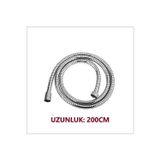 Acar 200Cm Elita Serisi Duş Hortumu, 2 Metre Duş Spirali