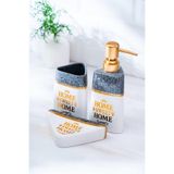 ACAR 3 lü Banyo Seti - Koyu Gri SZN-07006/12-KGRI Koyu Gri SZN-07006/12-KGRI