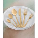 Acar ART-05006 Elenor 12 Kişilik 72 Parça Gold Çatal Kaşık Bıçak Seti