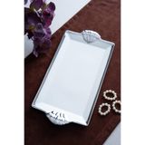ACAR Arven Dikdörtgen Silver Sunum Tepsi - 41 cm KAI-07669/4-SLV Beyaz - Silver KAI-07669/4-SLV