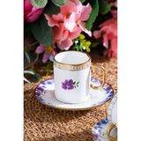 Acar Axel Duo Ashley 2 Kahve Fincan Takımı - Renkli - 90 ml