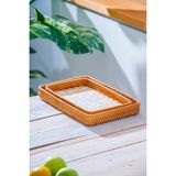 Acar Bambu Dikdörtgen 2'li Tepsi Seti - 33.5 x 24 x 4 cm, 30 x 20 x 3 cm