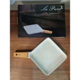 Acar Bambu Kulplu Porselen Servis Tabağı Porj-010970/18 17X17 Cm
