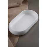 ACAR Bianca Perla Porselen Oval Tabak - 35 cm SCT-21-0230