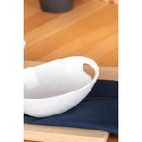 Acar Bianco Perla 16.5 cm Oval Kulplu Kase