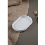 Acar Bianco Perla Porselen 20x12.5x2.5 cm 6 Adet Tabak