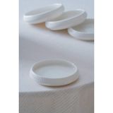 Acar Bianco Perla Porselen Yuvarlak Tabak - 10 cm - 0 - 3 lt - Beyaz