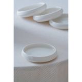 ACAR Bianco Perla Porselen Yuvarlak Tabak - 10 cm