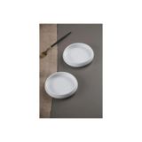 ACAR Bianco Perla Porselen Yuvarlak Tabak - 13 cm MST572