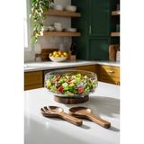 Acar Bosco Akasya Salata Servis Kasesi & Çatal Kaşık - 4300 ml - 4,3 lt