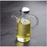 Acar Cam Yağdanlık Sirkelik Vakumlu Metal Kapak 550ML(AC-9272)