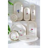 Acar Camellia 53 Parça Kahvaltı Takımı 6 Kişilik Renkli Desenli Seramik Set SR-07792 - Yok