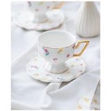 Acar Camılla 6lı Çay Fincan Takımı MXG-06042/8 - Beyaz - 12 Adet
