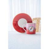 ACAR Candy 6 Kişilik Porselen Kahve Fincan Takımı - 90 Ml
