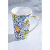 Acar Capri Porselen Kupa - 380 ml - Renkli