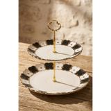 ACAR Cleef Katlı Kurabiyelik Siyah - 26 cm