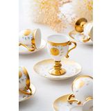 Acar Diallo 6 Kişilik Kahve Fincanı Takımı - 90 ML