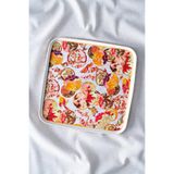 ACAR Dream Kare Sunum Tabağı - 29 cm RYL-07028/8-DRE Renkli RYL-07028/8-DRE