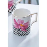 Acar Eliza Porselen Kupa - 200 ml - Renkli