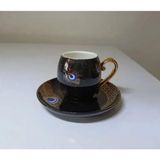 Acar Good Luck Siyah 6'lı Porselen Kahve Fincan Takımı KAI-011694 - Yok