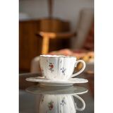 Acar Graciana 6lı Kahve Fincan Takımı 9404 - Beyaz - 100 ml