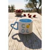 Acar Heart Cool Porselen Kupa - 360 ml - Renkli